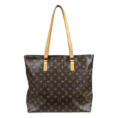 ルイヴィトン カバメゾ モノグラム トートバッグ モノグラムキャンバス M51151 ブラウン レディース LOUIS VUITTON 中古