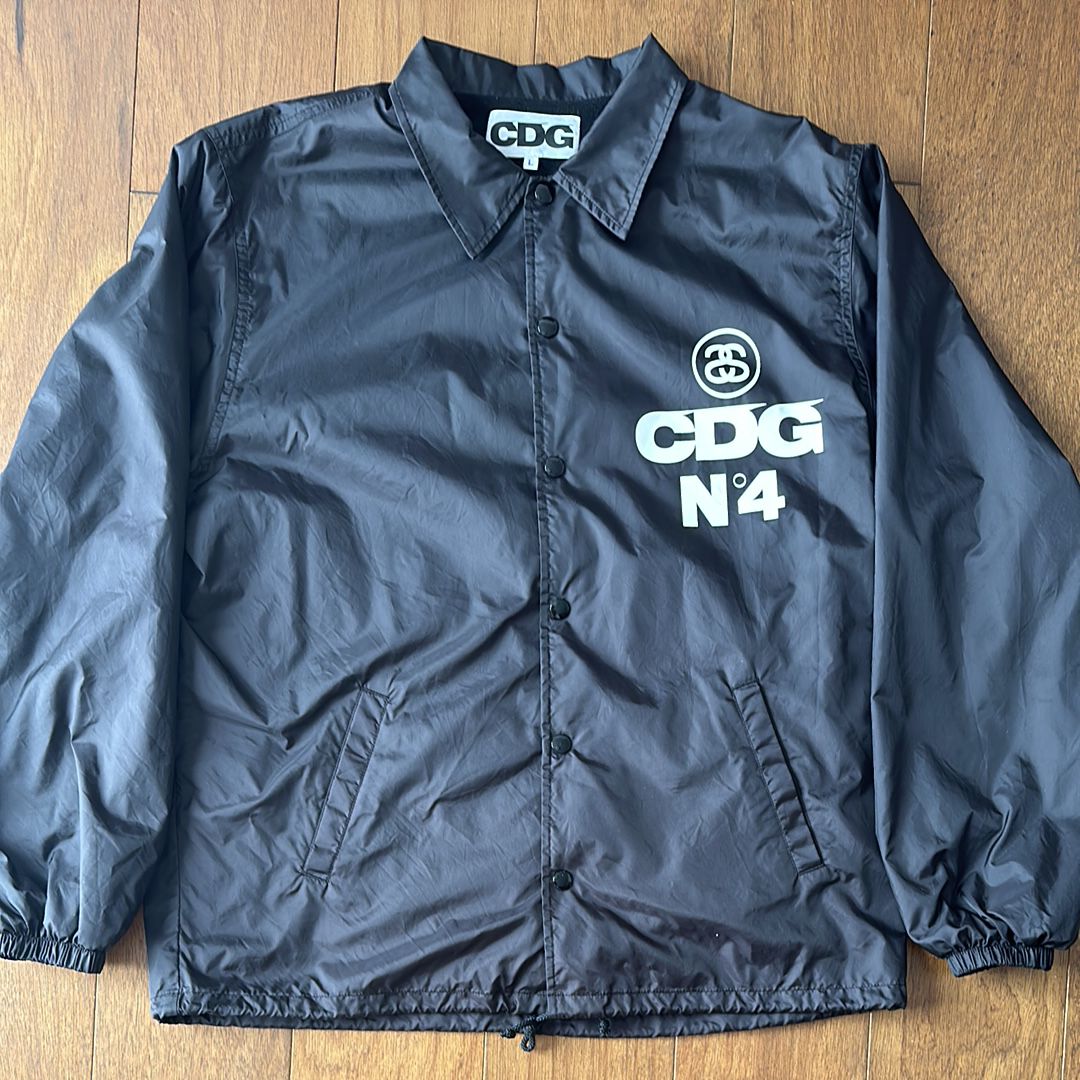 Stussy COMME des GARÇONS COACH JACKET "Black"