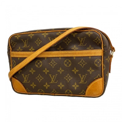 【6db1289】ルイヴィトン ショルダーバッグ モノグラム トロカデロ27 M51274 ブラウン【中古】レディース