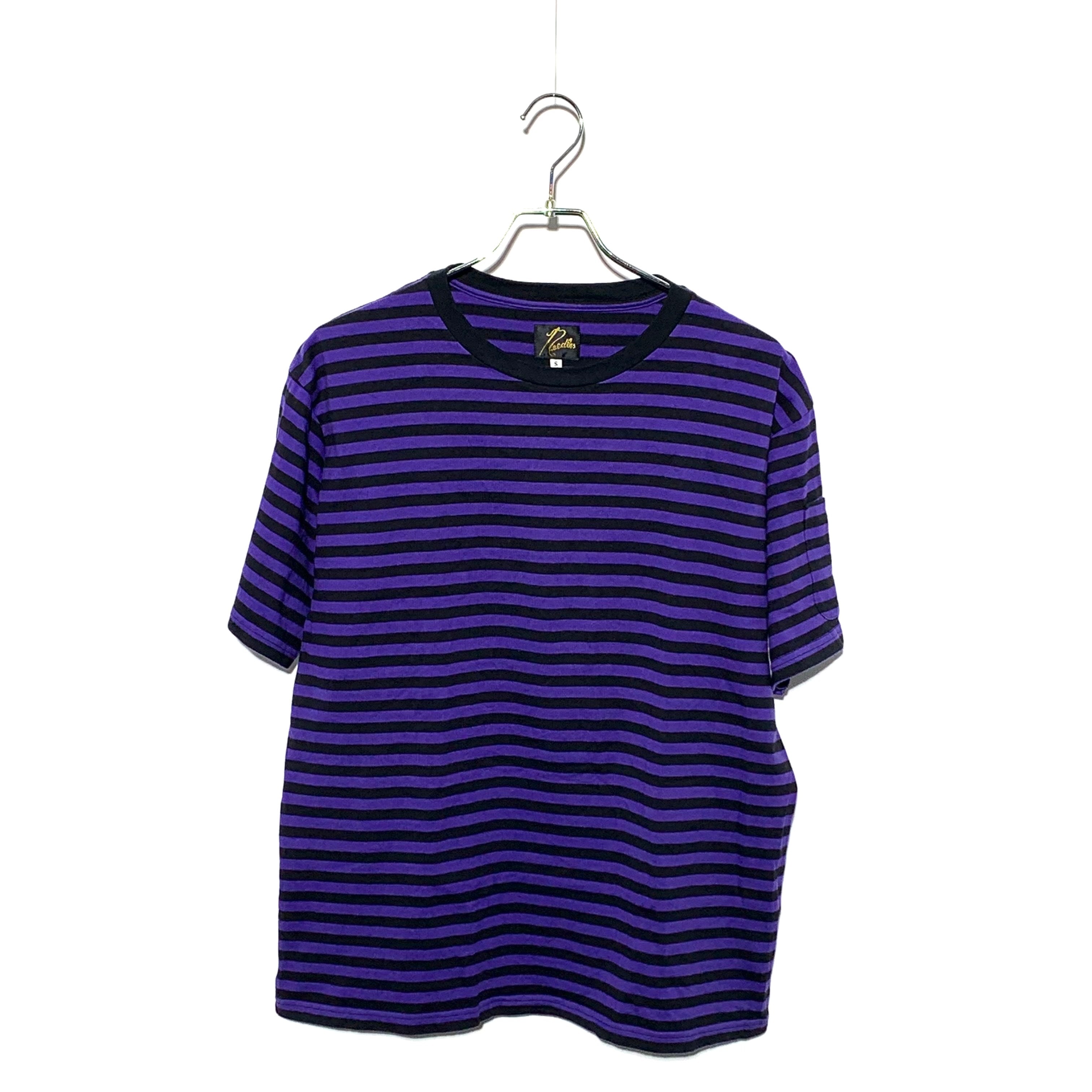 Needles S/S Crew Neck Tee Purple/Black
