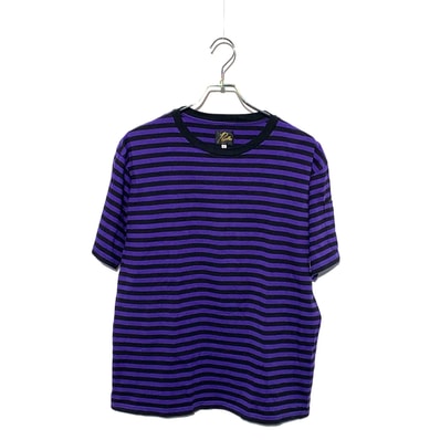 Needles S/S Crew Neck Tee Purple/Black