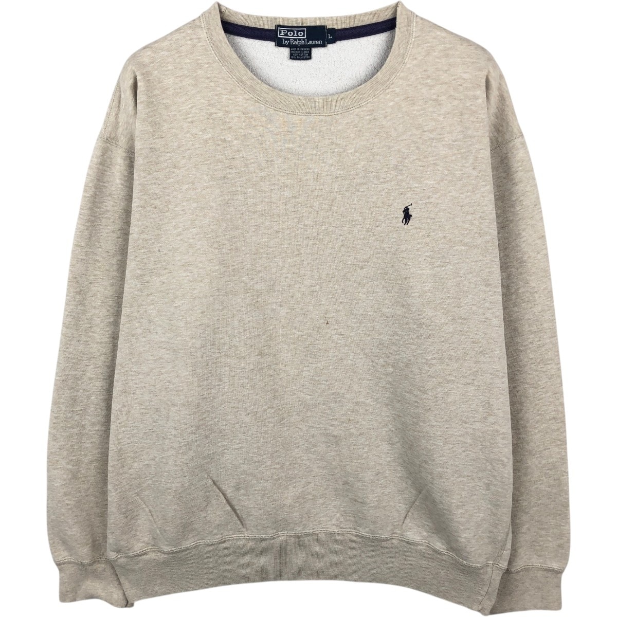 古着 ラルフローレン Ralph Lauren POLO by Ralph Lauren ワンポイントロゴスウェットシャツ トレーナー メンズL相当/eaa671870