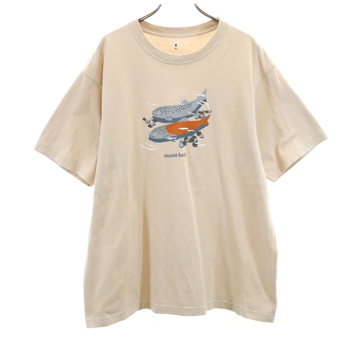 mont-bell モンベル 半袖 Tシャツ XL ベージュ アウトドア
