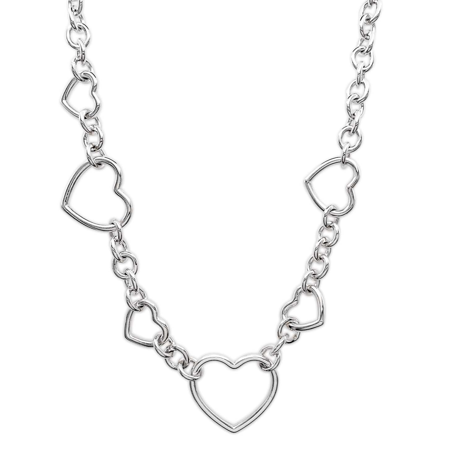 TIFFANY&Co. ティファニー ハートリンク チョーカー ネックレス
SV925 シルバー 新品仕上済 レディース
【中古】