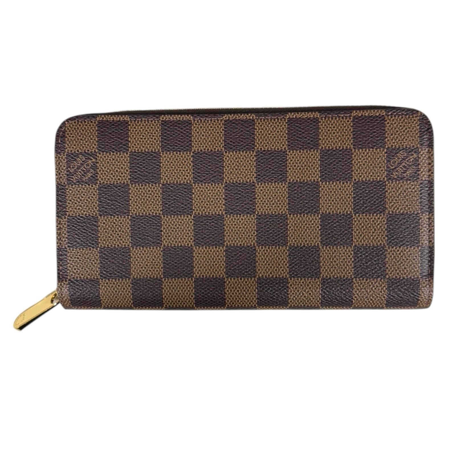 ルイヴィトン ジッピーウォレット ダミエ 長財布 ダミエキャンバス N41661 ユニセックス LOUIS VUITTON  中古