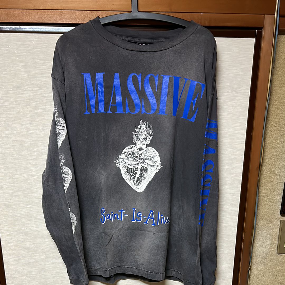 SAINT Mxxxxxx 23AW Massive LS Tee "Black"