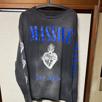 SAINT Mxxxxxx 23AW Massive LS Tee "Black"