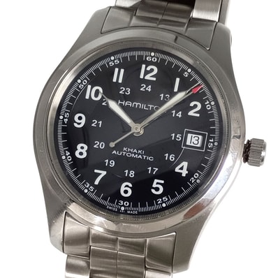 HAMILTON ハミルトン H704450 カーキ フィールド 裏スケルトン 自動巻き メンズ 腕時計 C1131