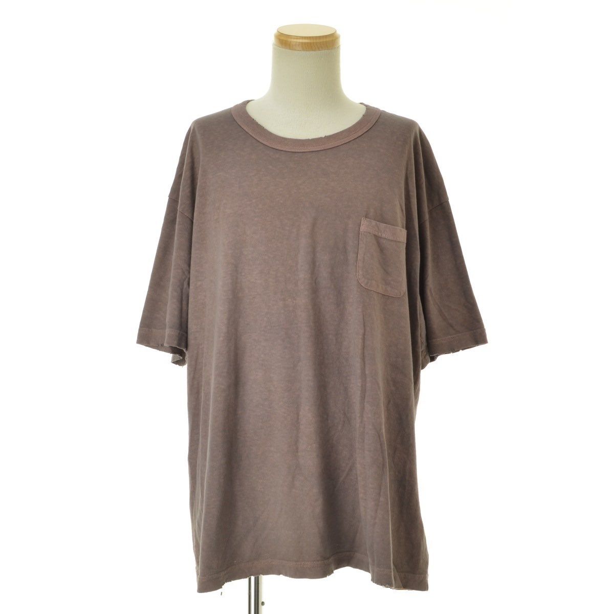 visvim JUMBO TEE S/S (UNEVEN DYE) "Purple"