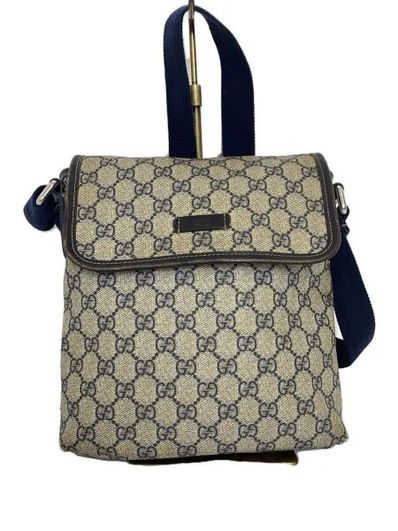 GUCCI GG Supreme Shoulder Bag "Beige"