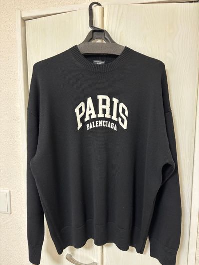 BALENCIAGA Paris Sweater "Black"