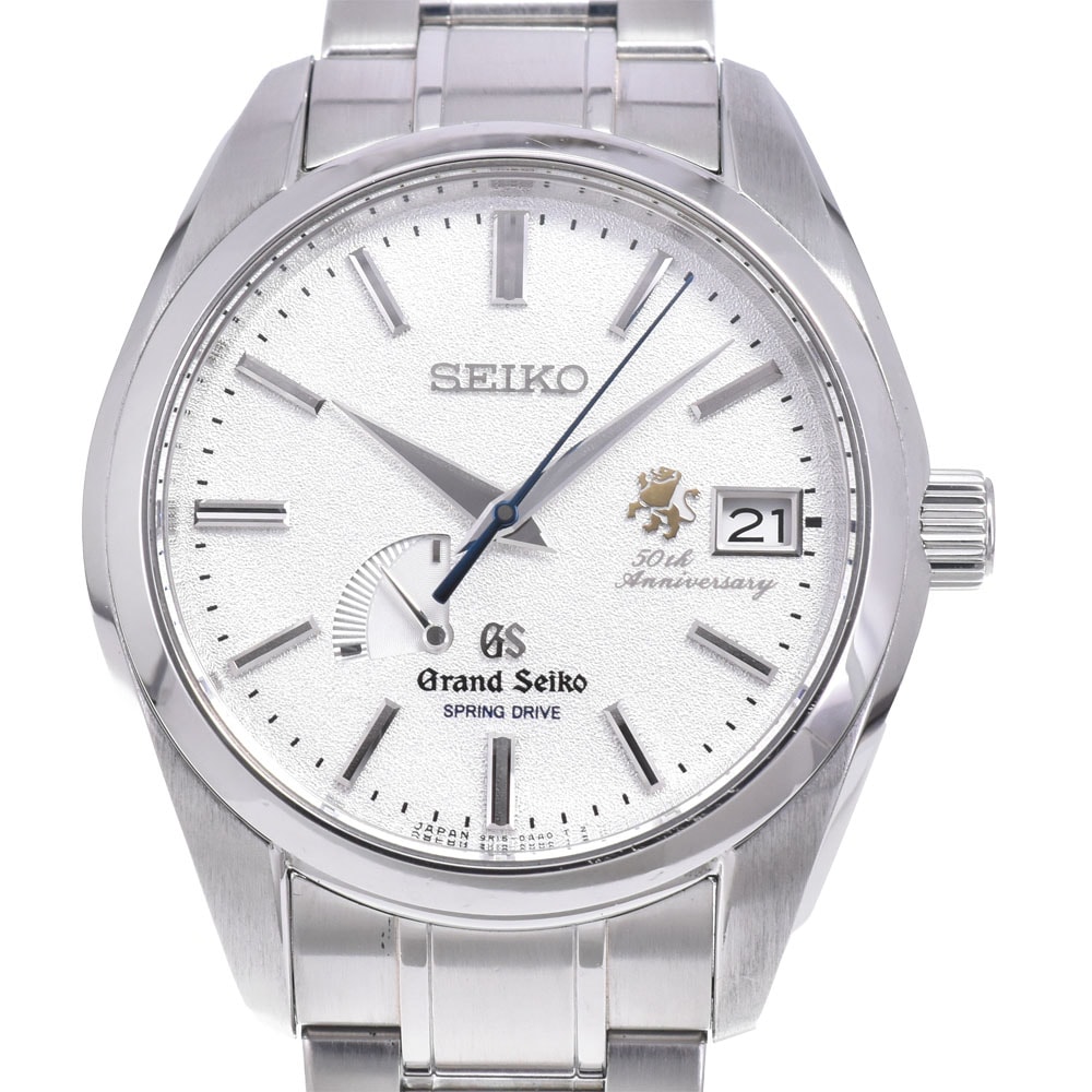 セイコー SEIKO SBGA055/9R15-0AA0 グランドセイコー 50周年 300本限定 メンズ 美品 箱・保証書付き Q#146420