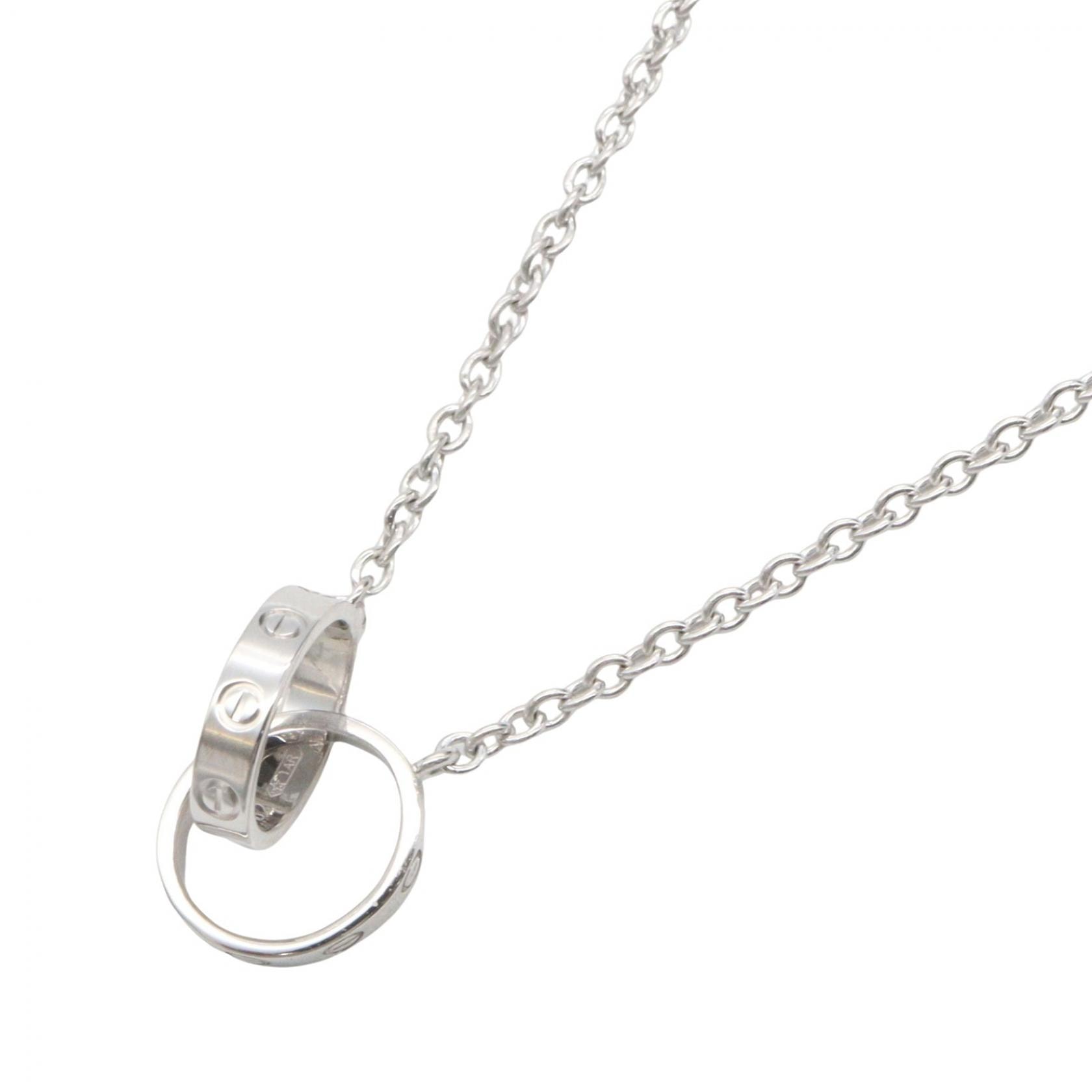 カルティエ CARTIER ベビーラブ ネックレス ネックレス ジュエリー K18WG(ホワイトゴールド) メンズ レディース シルバー系 B7212500 【中古】