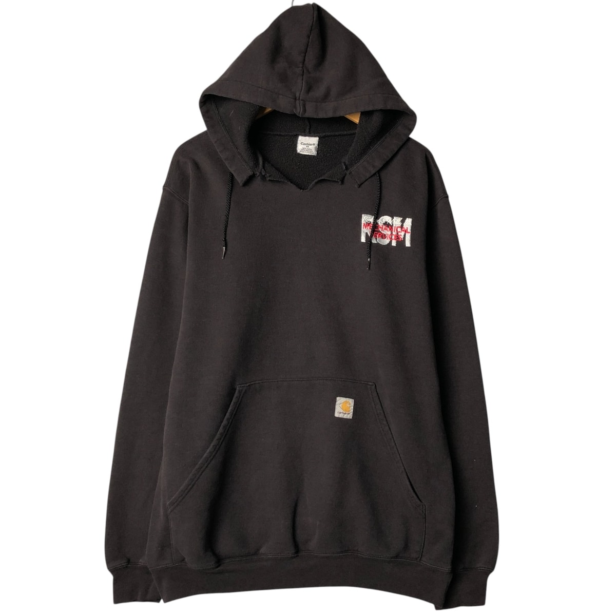 古着 カーハート Carhartt Carrier キヤリア カットオフ スウェットプルオーバーパーカー メンズM相当/eaa575750