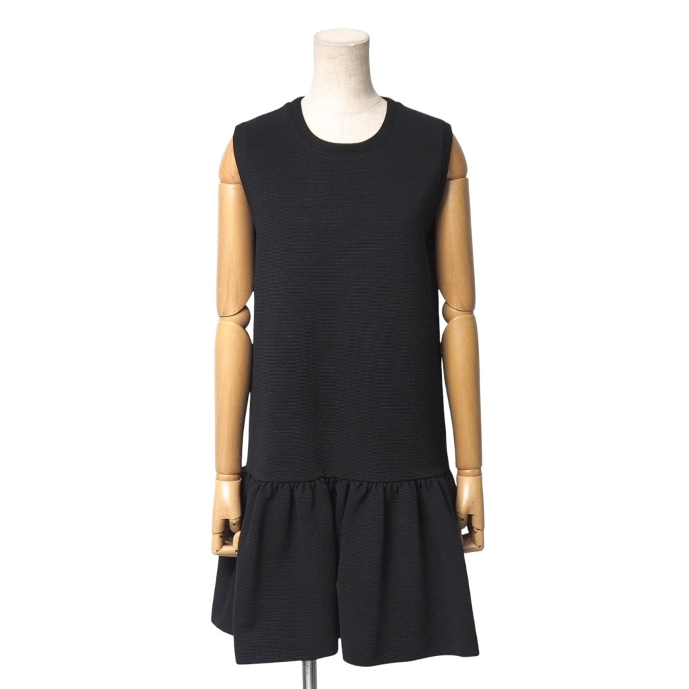 ■美品■Miu Miu ミュウ ミュウ ワンピース サイズM ノースリーブ ミディ フレアワンピース イタリア製 ブランド古着【中古】20251106/RA6561