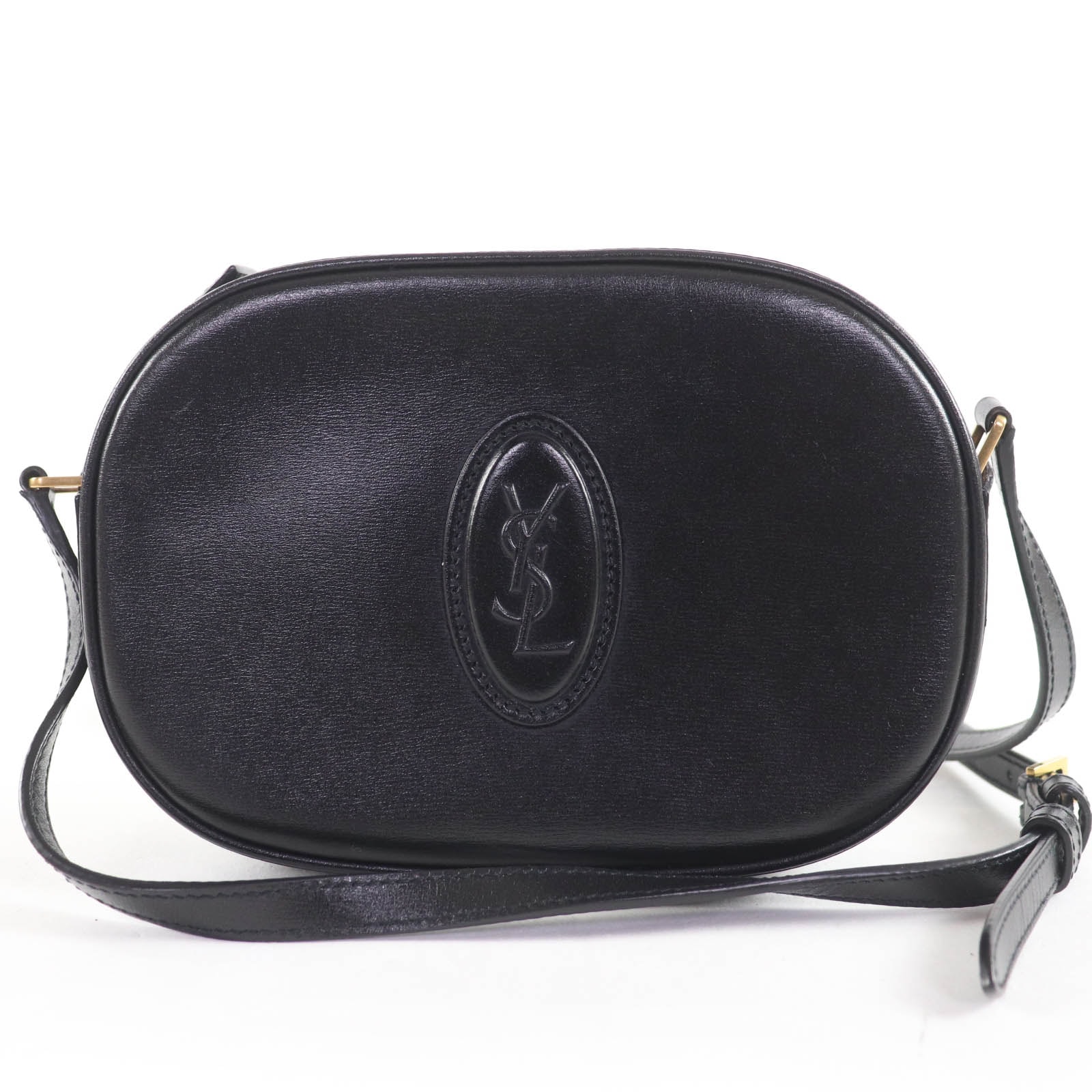 極美品 サンローランパリ ショルダーバッグ ブラック レディース 582673