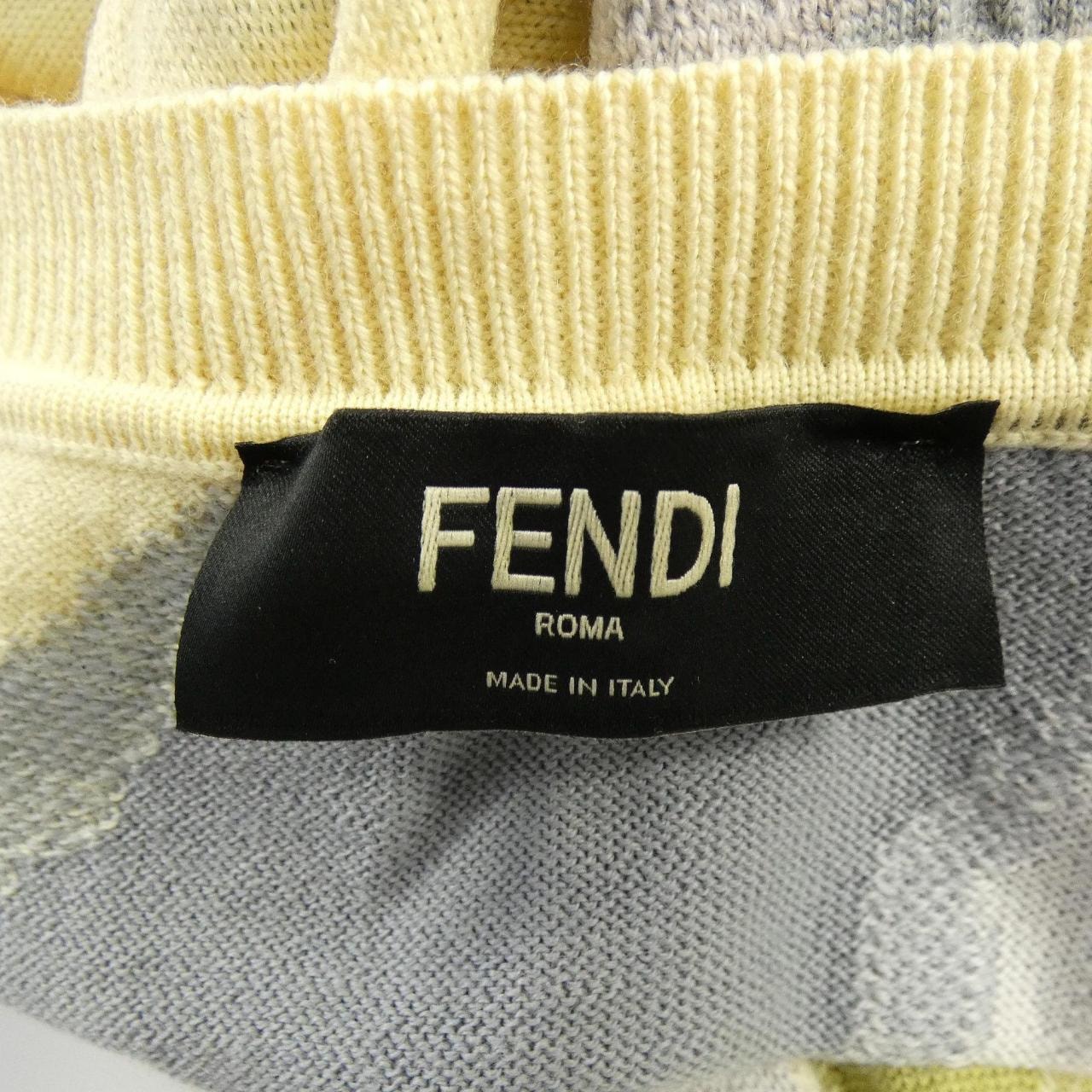 C (やや傷や汚れあり)】フェンディ FENDI FZX039 AIBR ニット 54の中古