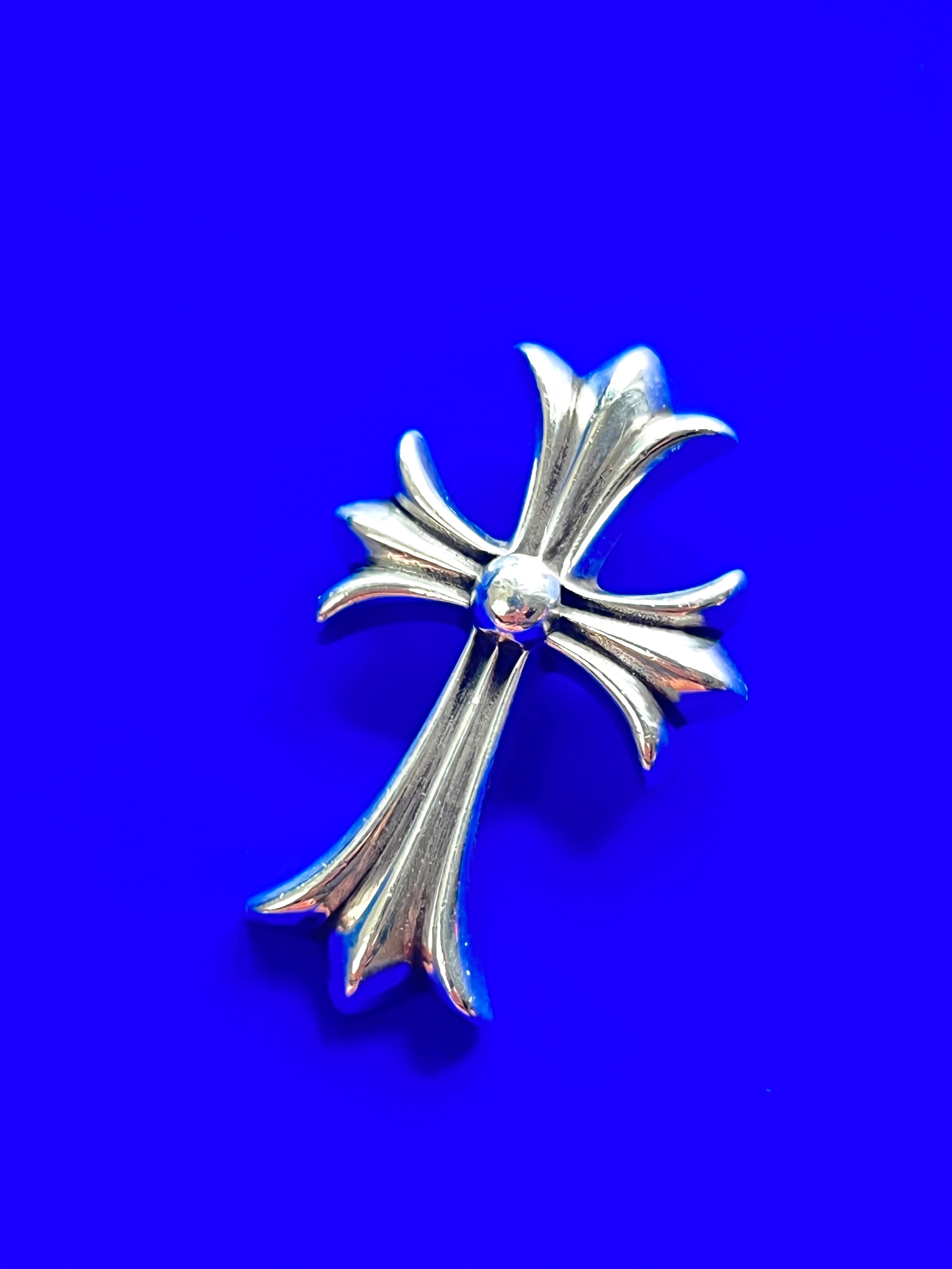 クロムハーツ 22K スモールCHクロス ペンダント ネックレストップ