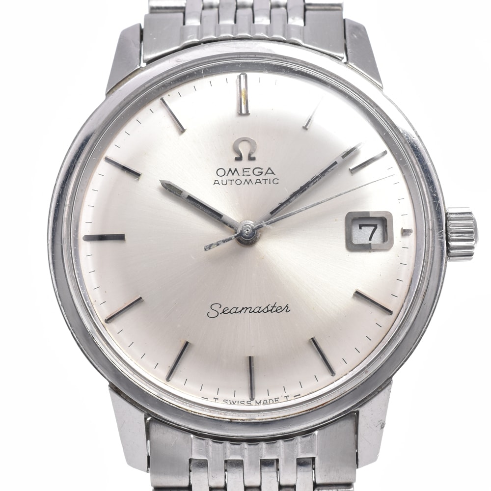オメガ OMEGA Ref.166.037 ヴィンテージ シーマスター Cal.565 シルバー 自動巻き メンズ 良品 腕時計 C#149585