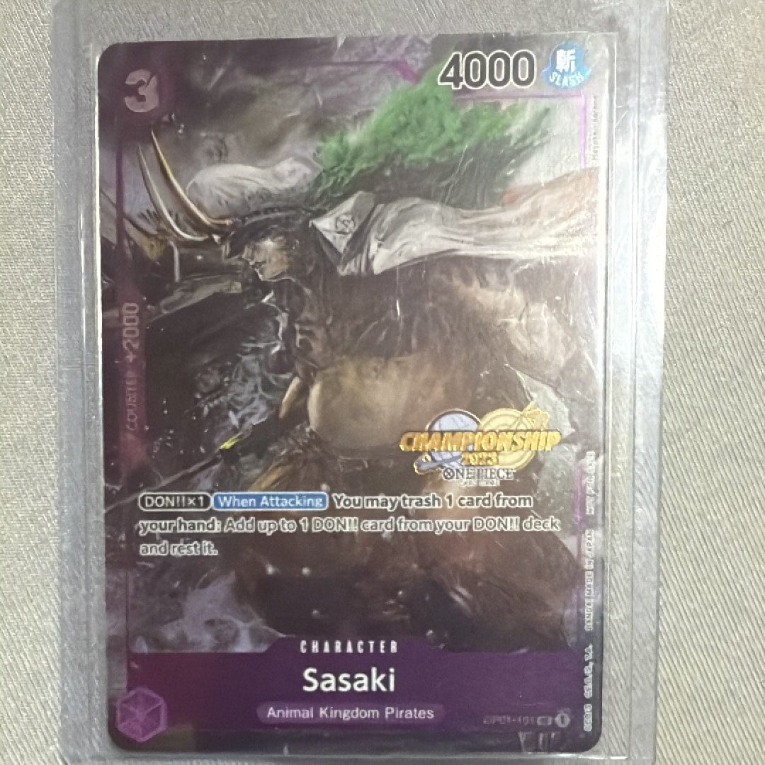 ササキ UC [OP01-101]【英語版】(プロモーションカード「チャンピオンシップ 2023 イベントパック」)