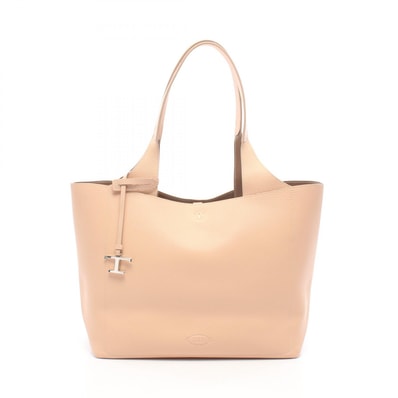 トッズ TOD'S APA SECOND MEDIA トートバッグ バッグ レザー レディース ピンク系 【中古】