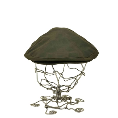 スコットランド製 オイルドハンチングキャップ【1141510369788】