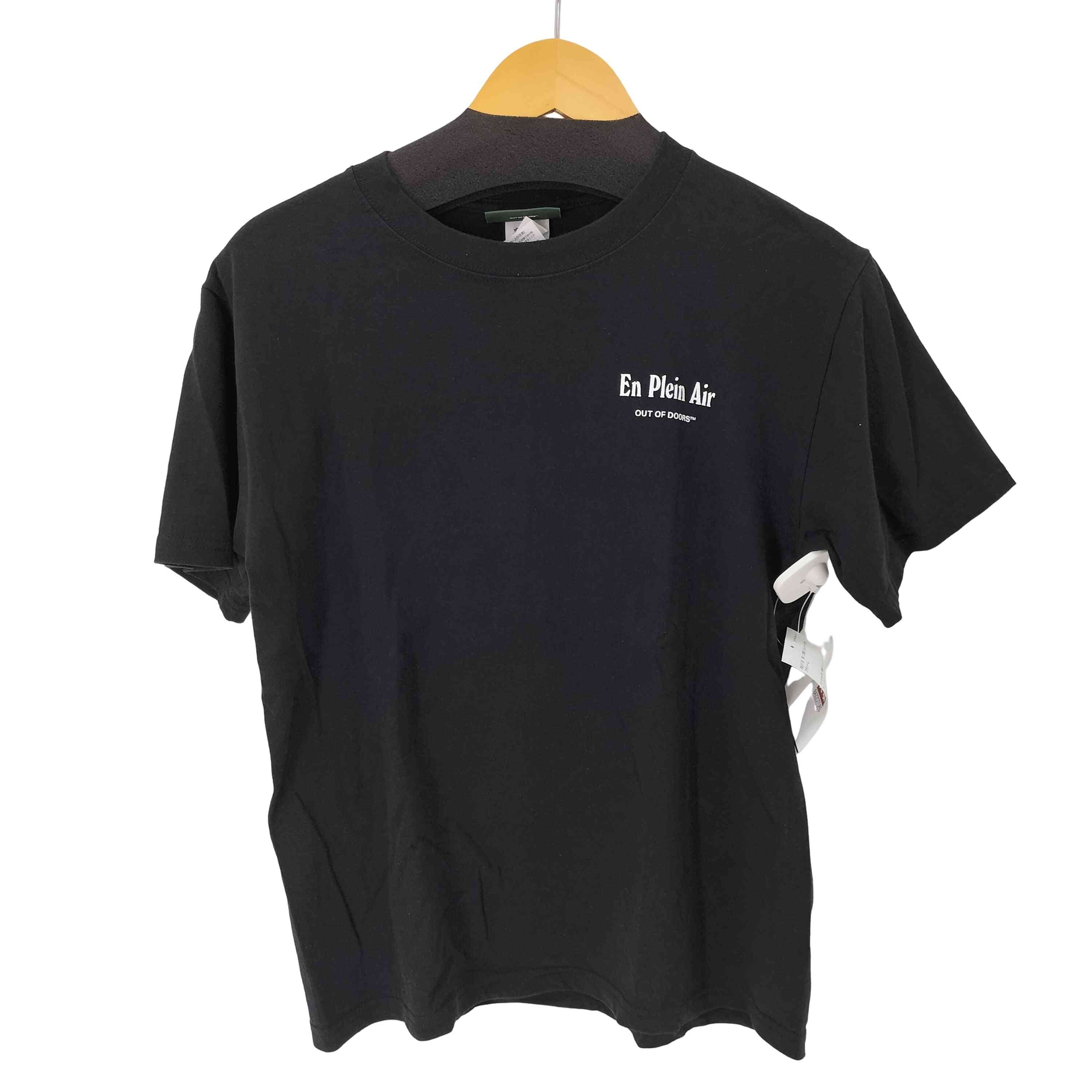 {{EN PLEIN AIR}} 両面プリント クルーネック シャツ【1138823963352】