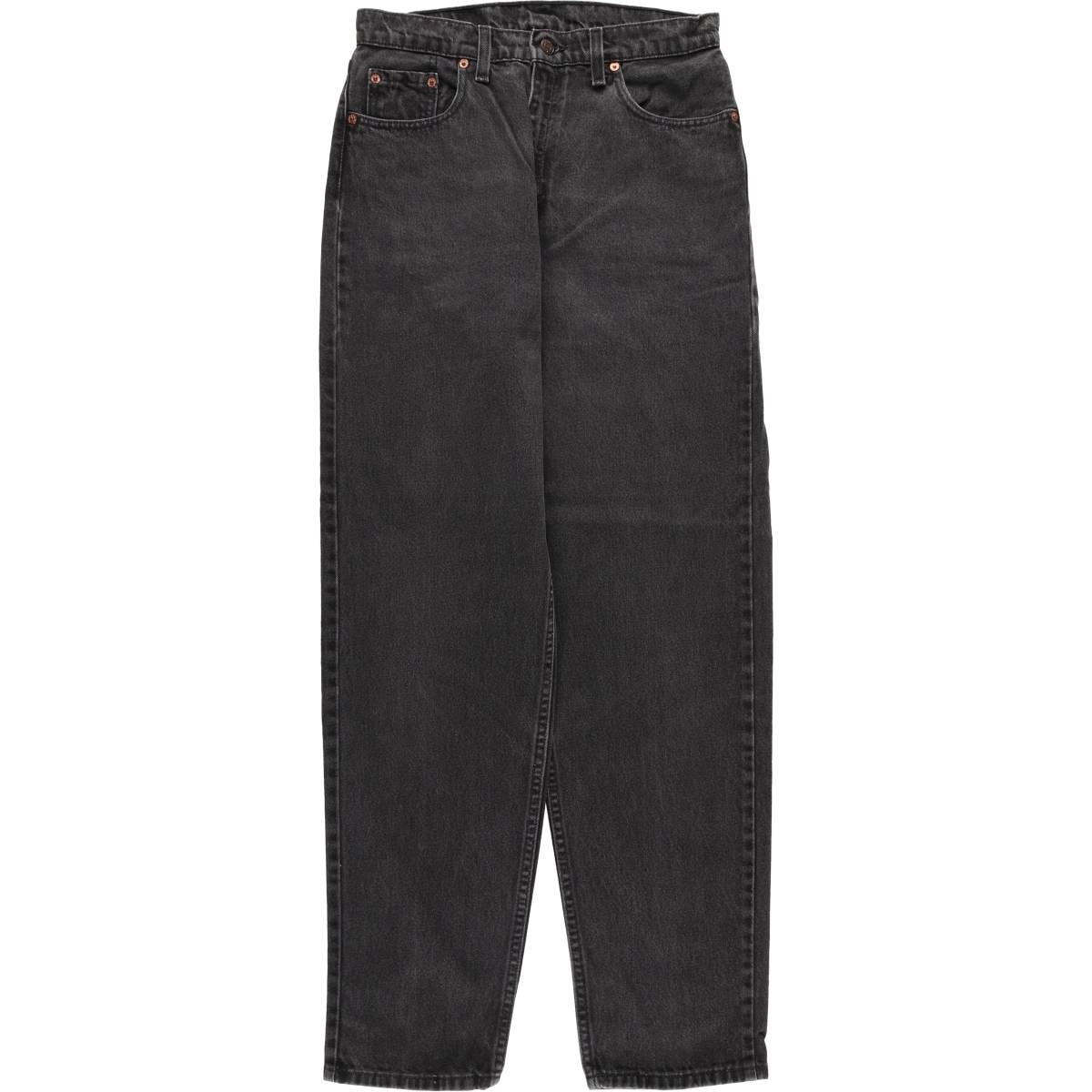 古着 90年代 リーバイス Levi's 561 LOOSE FIT STRAIGHT LEG ブラックデニム テーパードデニムパンツ USA製 レディースL(w30)相当 ヴィンテージ/evb032326