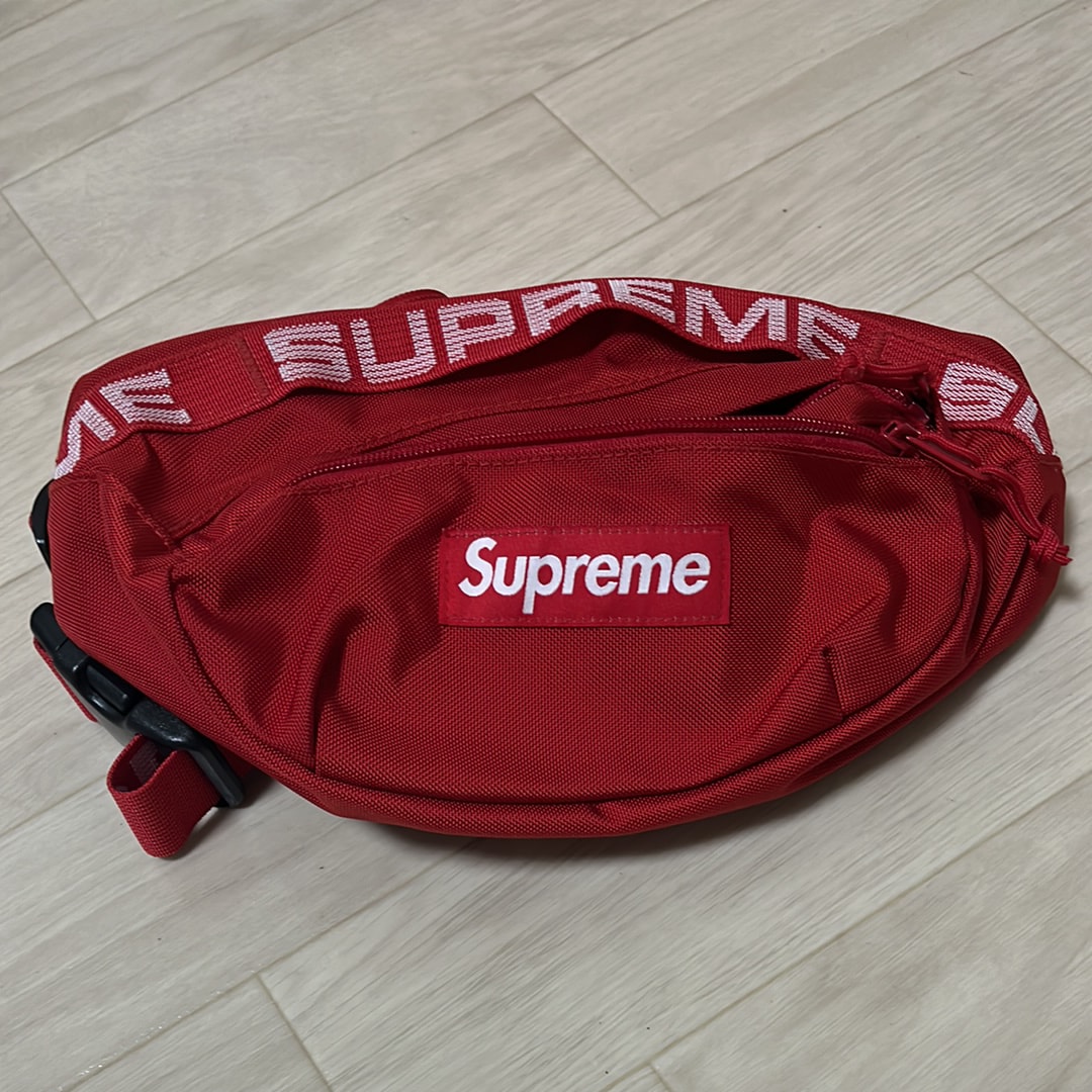 Supreme 18SS Waist Bag "Red"