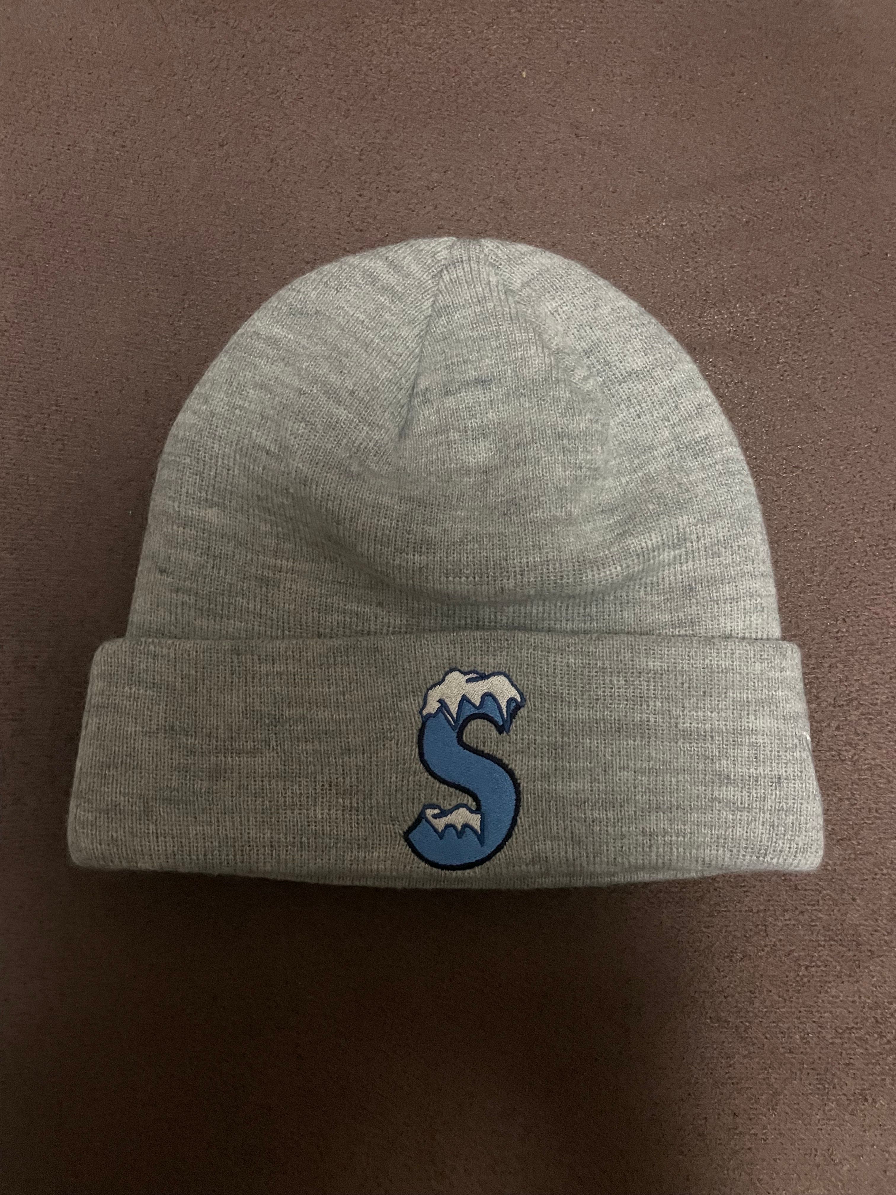 Supreme New Era S Logo Beanie "Heather Grey" (20FW)