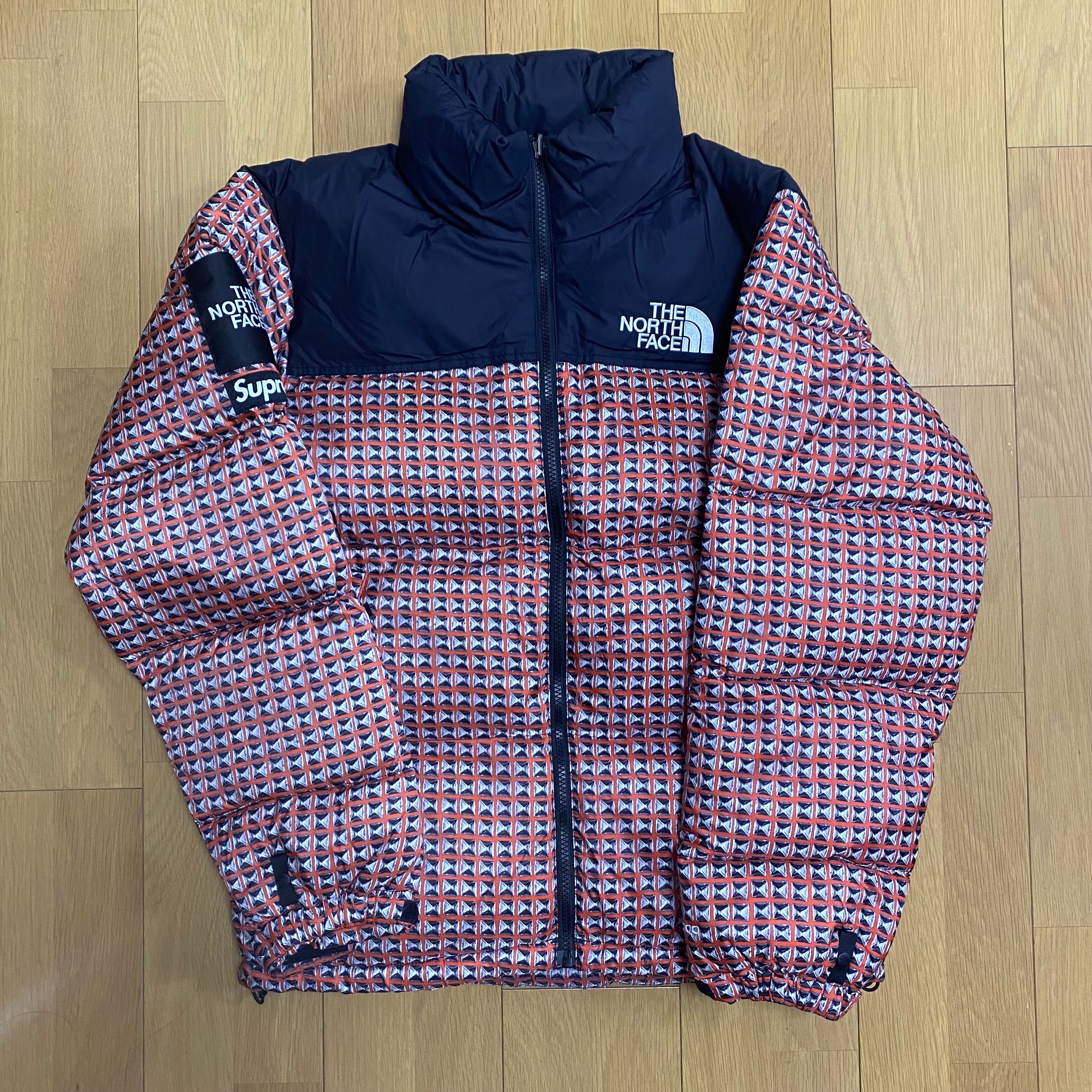 Supreme x The North Face Studded Nuptse Jacket "Red"