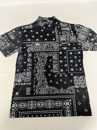 NEW ERA F.C.Real Bristol Bandana Mock Neck Shirt "Black"
