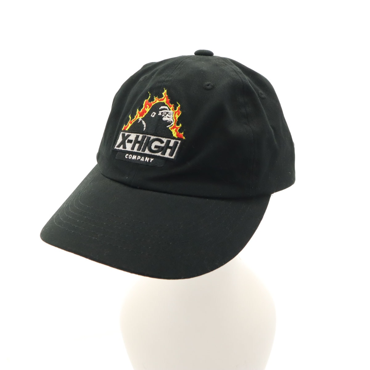 XLARGE エクストララージ HIGH COMPANY ハイ カンパニー コラボ キャップ ONE SIZE ブラック 帽子