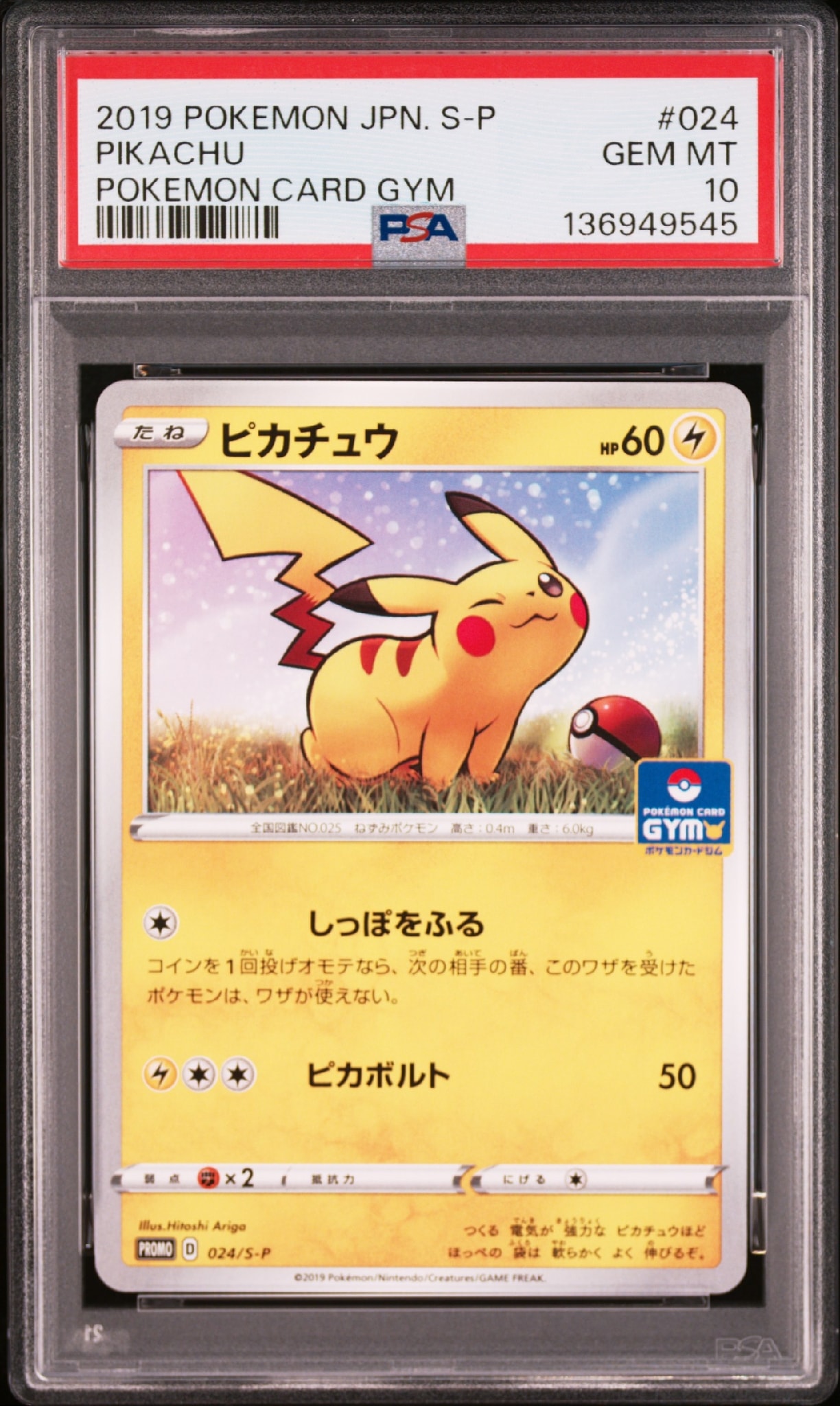 ピカチュウ: プロモ P [S-P 024](ポケモンカードゲーム ソード&シールド 「プロモカードパック 第1弾」)
