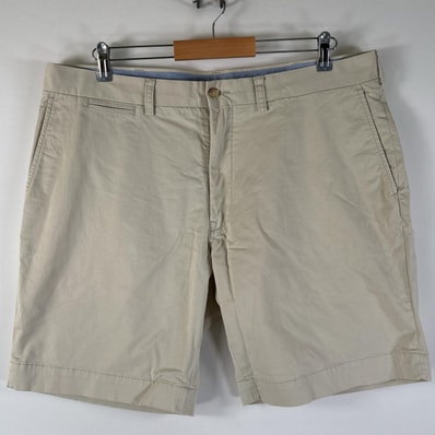 古着 ポロ・ラルフローレン POLO RALPH LAUREN ショートパンツ チノパン ポロチノ 大きいサイズ ワンポイントロゴ w38 ベージュ系 メンズ