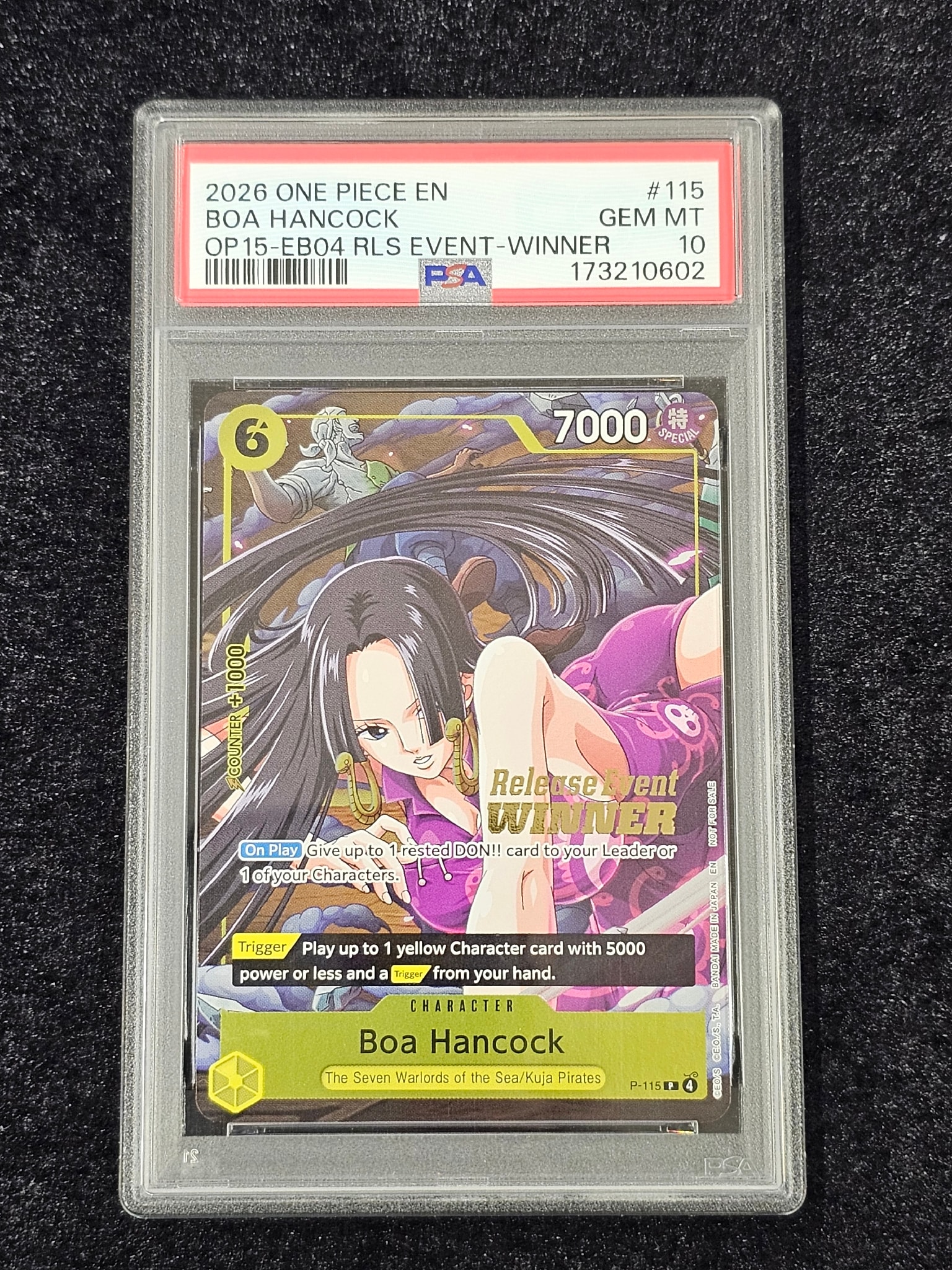 ボア・ハンコック P :優勝記念品 [P-115]【英語版】(プロモーションカード「OP15-EB04 リリースイベント」)