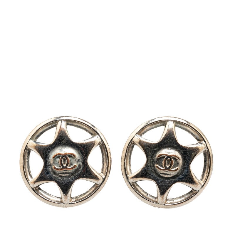 シャネル ココマーク イヤリング シルバー メタル レディース CHANEL 【中古】