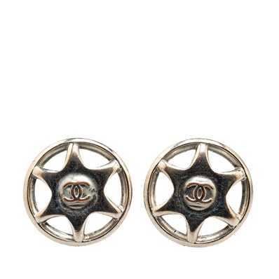 シャネル ココマーク イヤリング シルバー メタル レディース CHANEL 【中古】