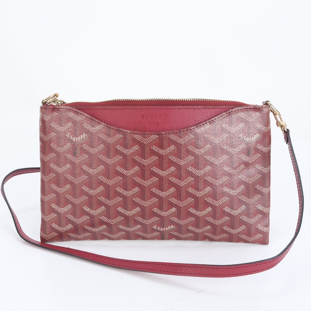 ■極美品 ゴヤール ゴヤールディンレッドショルダーバッグ