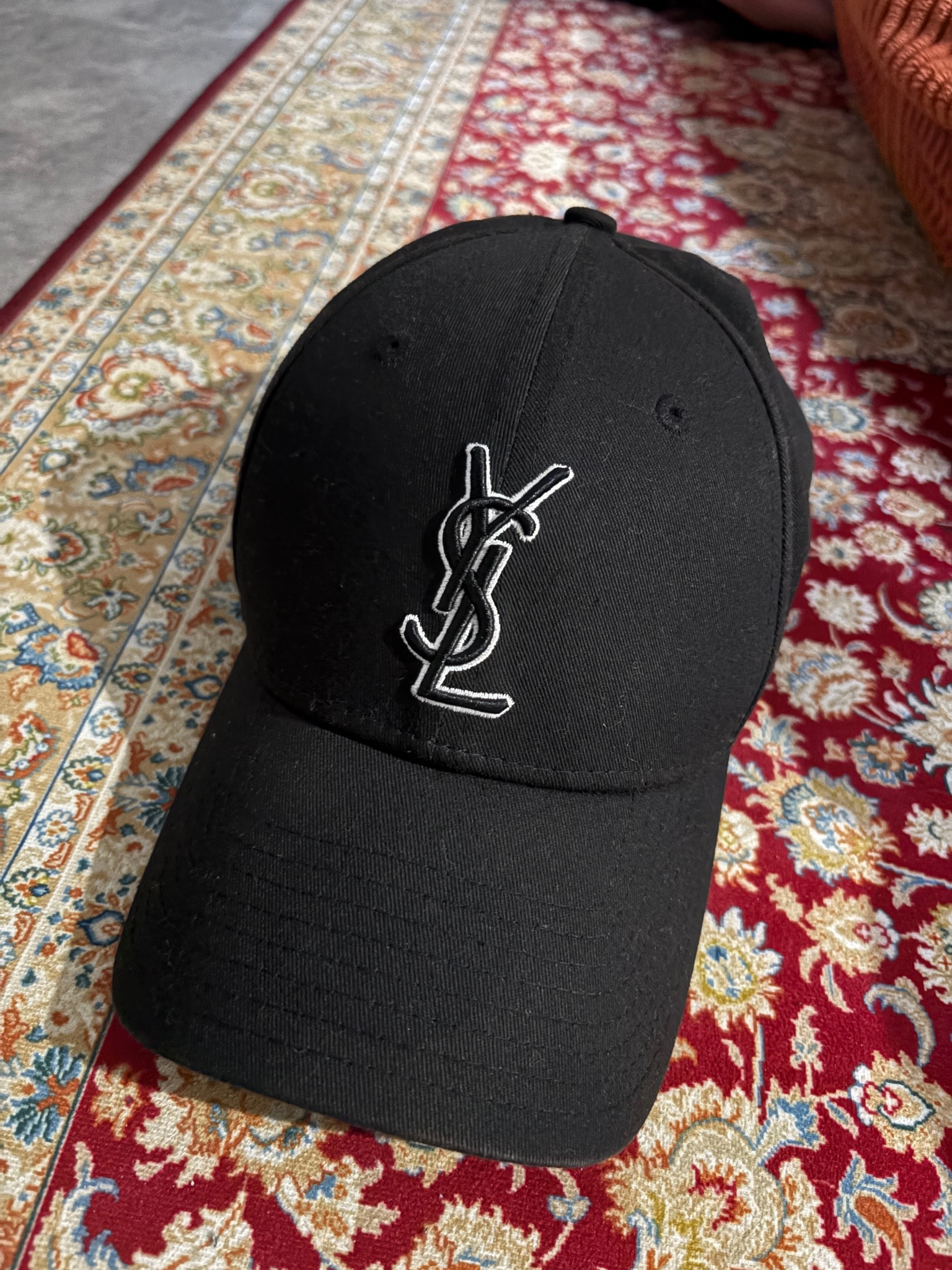 Saint Laurent x New Era YSL Monogram Cap "Black"