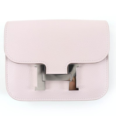 美品 エルメス 二つ折り財布 コンスタンス スリム レディース