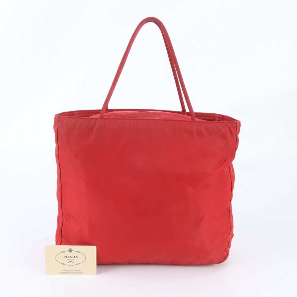 ■美品 プラダ テスート ナイロントライアングルロゴ B8489