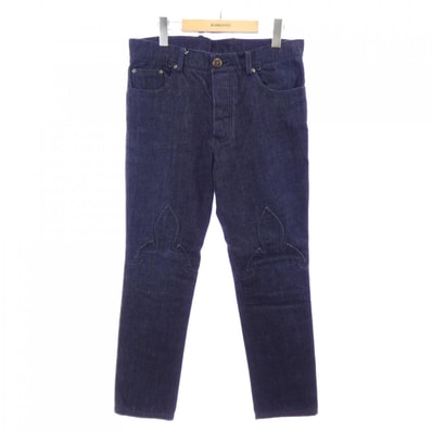 Chrome Hearts Flare Knee Jeans "Navy"