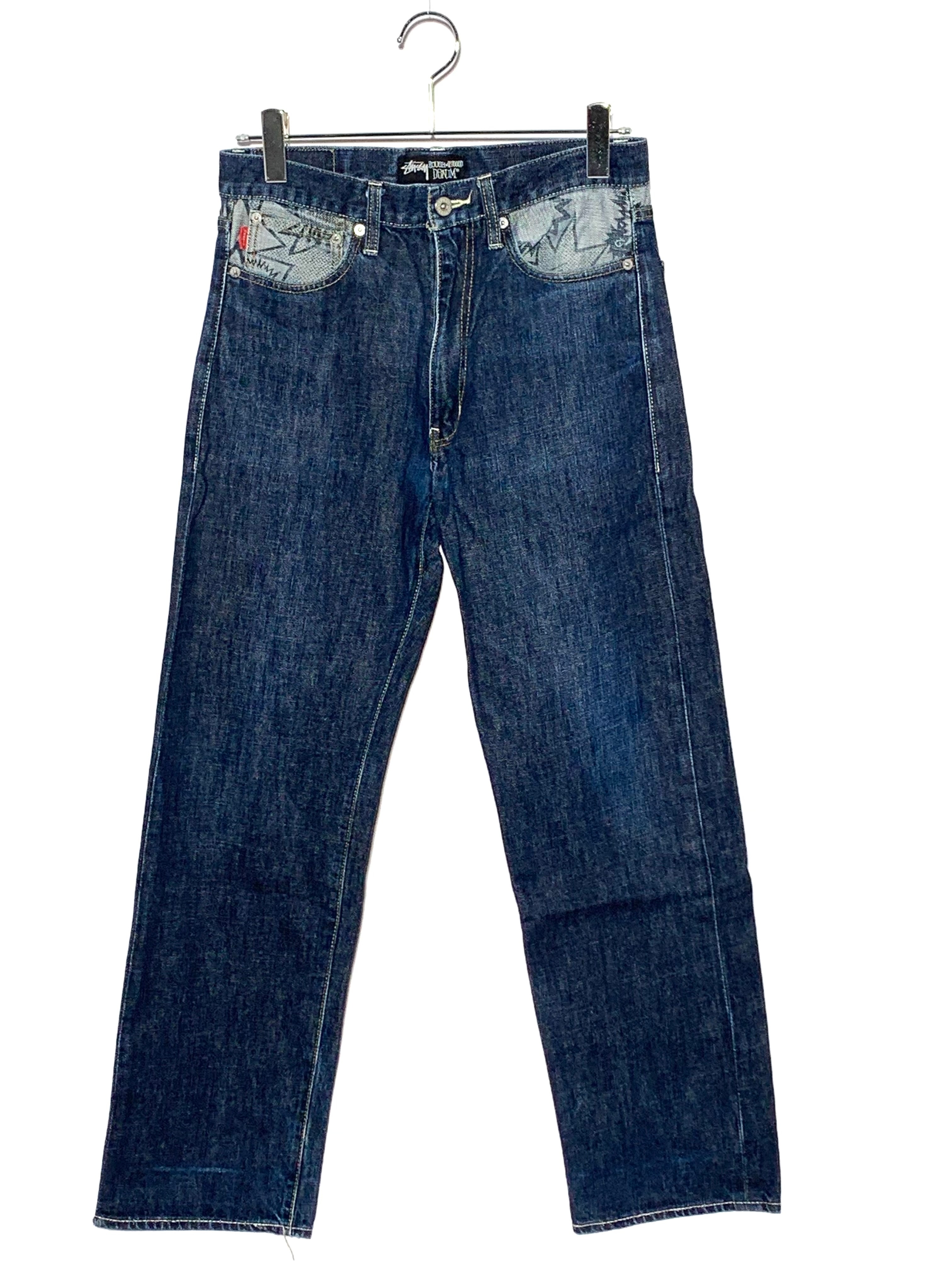 Stussy ROUGH and RUGGED denim pants Indigo
