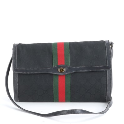 グッチ GGキャンバス シェリー ライン ショルダーバッグ