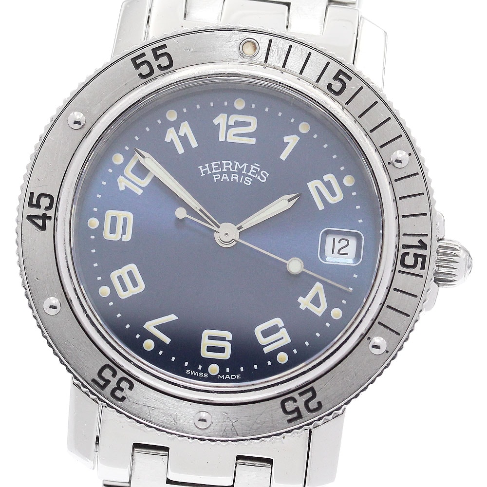 エルメス クリッパー ダイバー デイト CL7.710 メンズ 【中古】