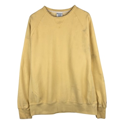 古着 チャンピオン Champion REVERSE WEAVE リバースウィーブ 目無し 無地 スウェットシャツ トレーナー メンズXL相当/eaa610533