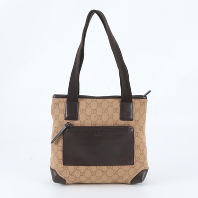 ■美品 グッチ GGキャンバス 28893 トート バッグ