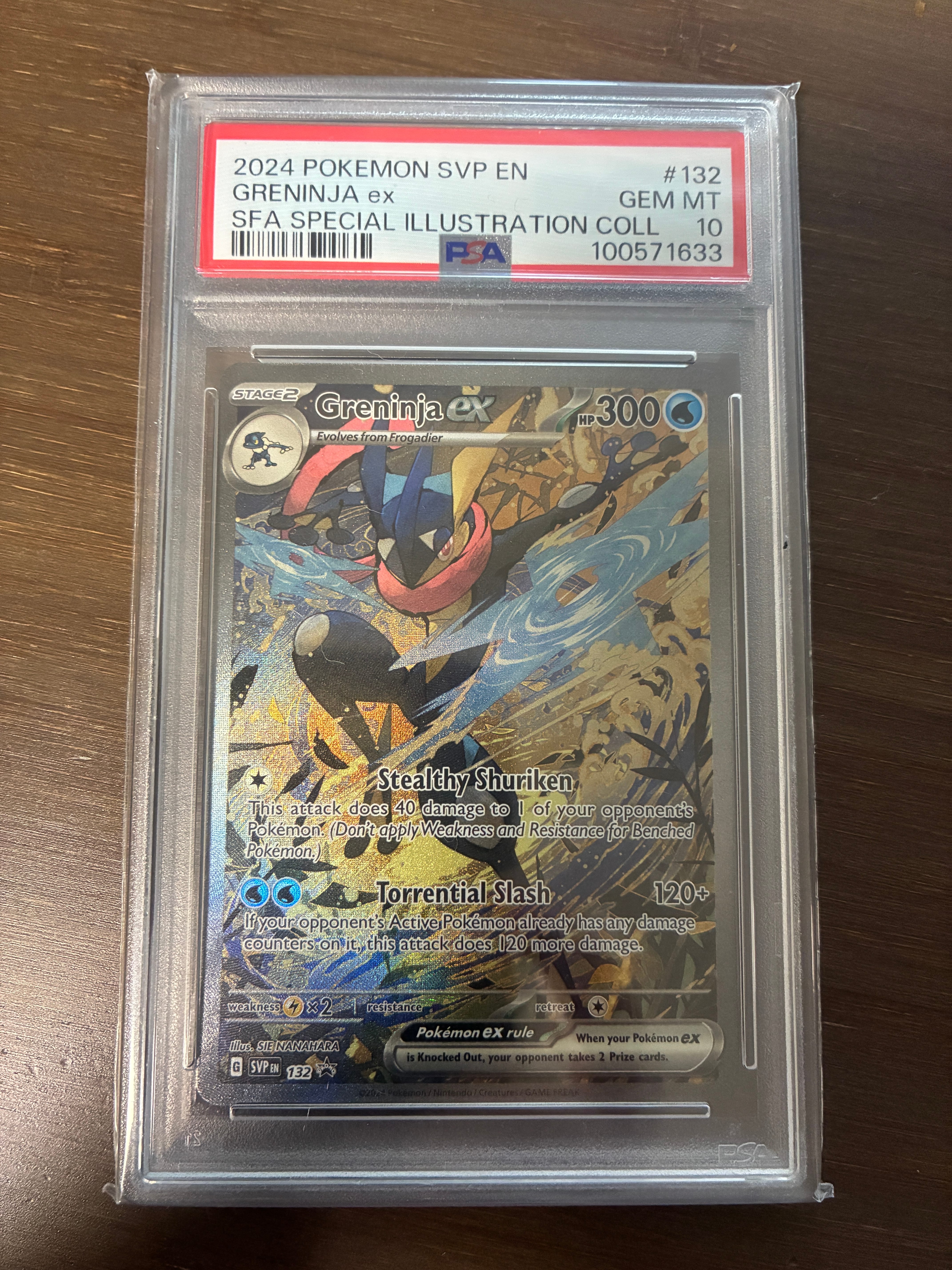 ゲッコウガex P [SVP EN 132]【英語版】(スカーレット&バイオレット「シュラウデッドフェイブル ゲッコウガex スペシャルイラストレーション コレクション」)