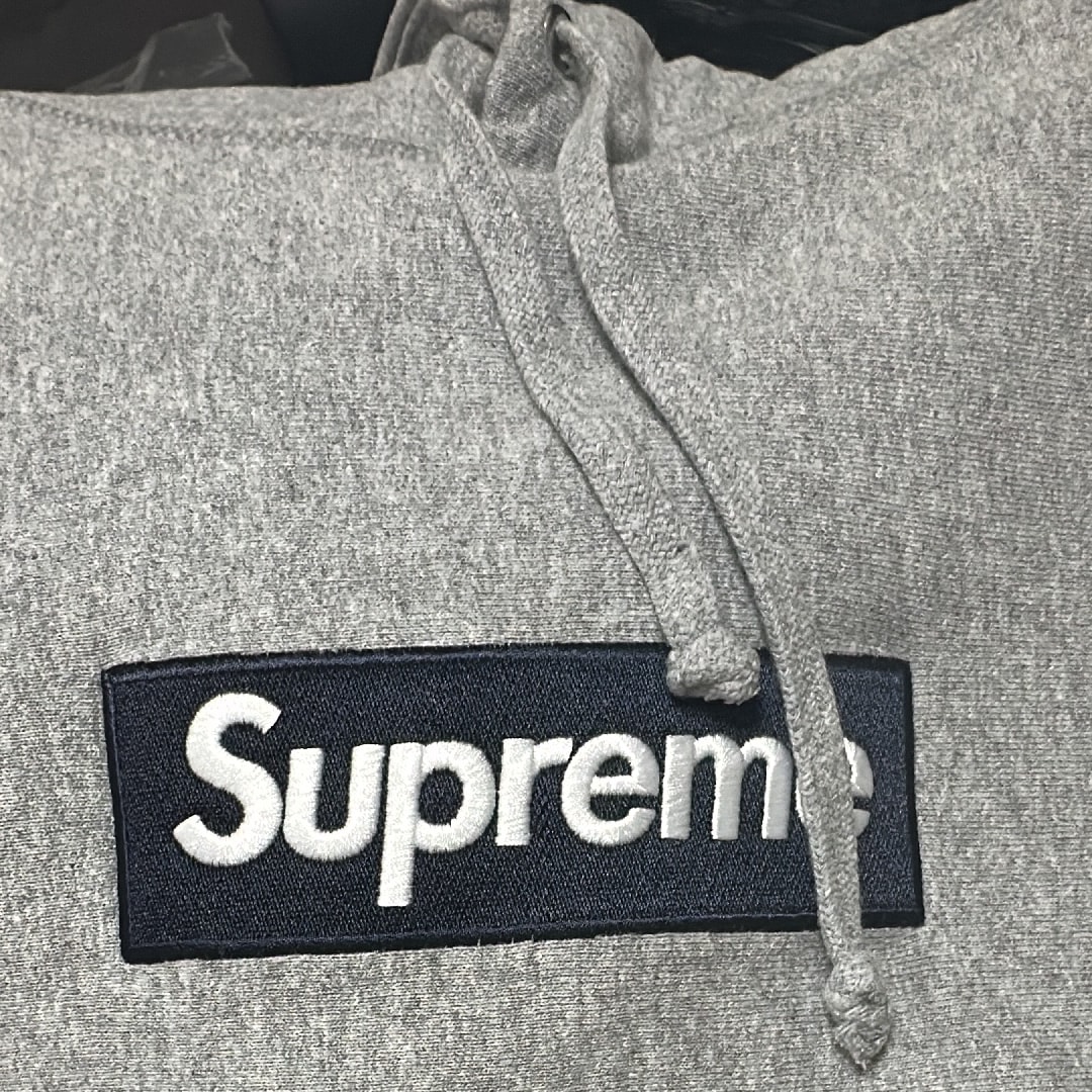 Supreme Box Logo Hooded Sweatshirt (25FW) "Heather Grey"